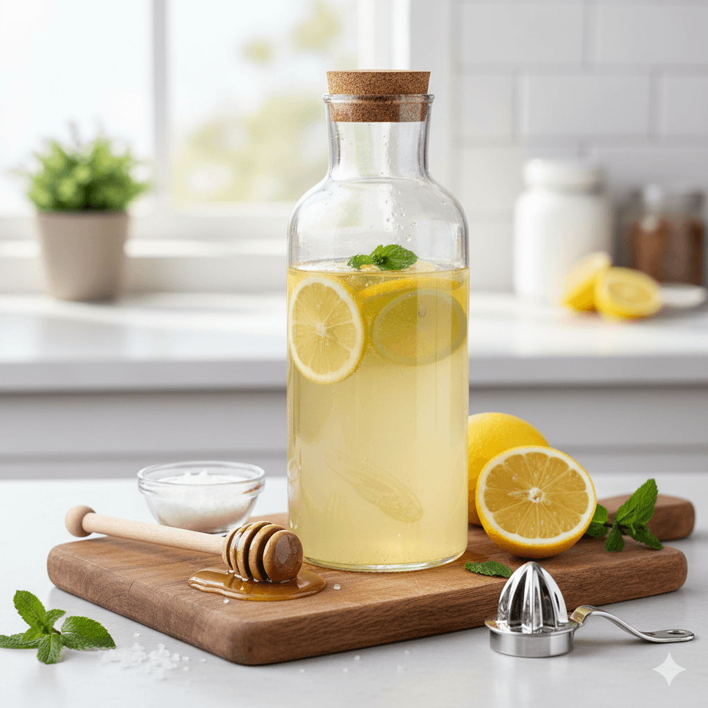 Isotônico Caseiro com Mel e Limão: Nutritivo e Refrescante