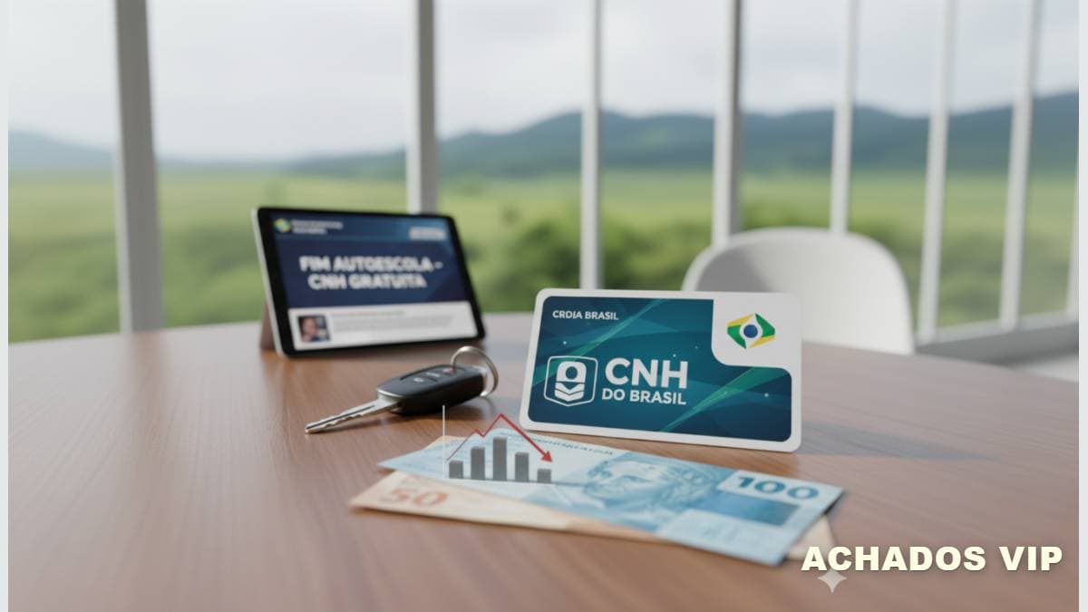 CNH do Brasil: Projeto prevê gratuidade e fim da autoescola obrigatória para reduzir custos em 80%