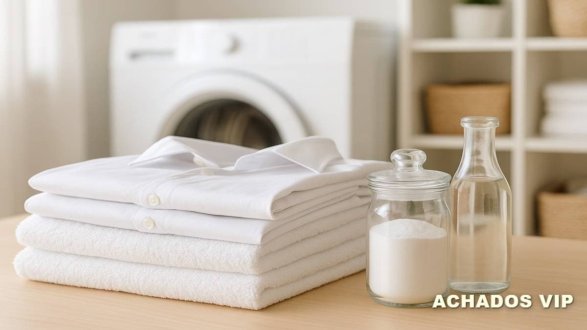 Como Branquear Roupa Branca na Máquina: 7 Produtos para Usar (e Quais Evitar)